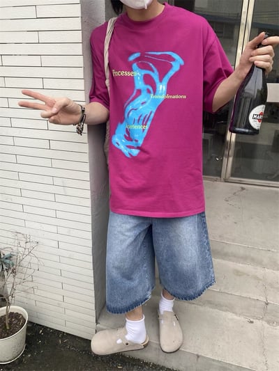 ♡韓國質感淺藍七分牛仔褲♡4