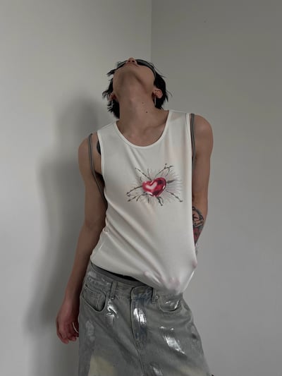 ♡韓國愛心原創設計感背心♡5