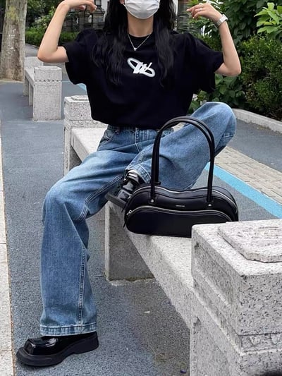 ♡美式顯瘦漸層牛仔褲♡2