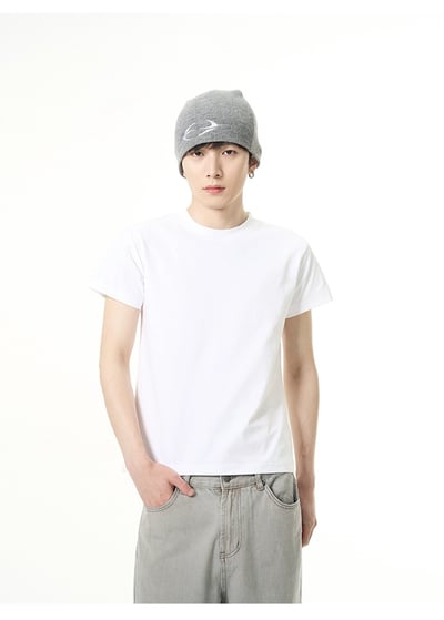 ♡韓國修身百搭素色短袖♡1