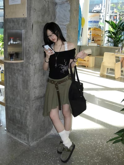 Arcadiagyal十字架牛皮博肯鞋7