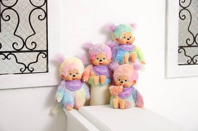 限定！渲染粉彩蒙奇奇公仔娃2