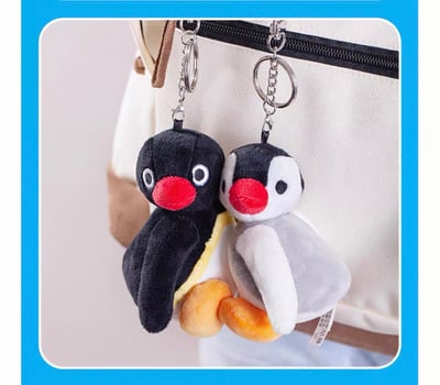 新！限定pingu情侶磁吸吊飾3