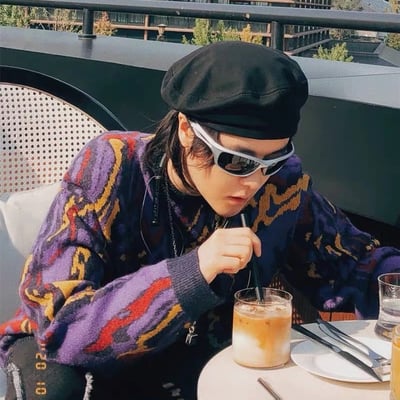 ♡y2k復古銀色科技感墨鏡♡2