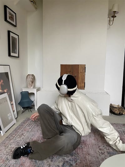 韓國美拉德咖啡漸層牛仔褲4