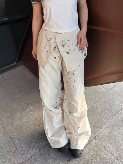 韓國星星可拆解落地褲5