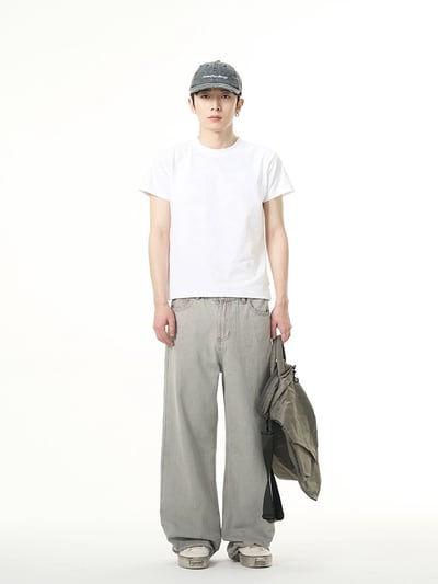 ♡韓國修身百搭素色短袖♡3