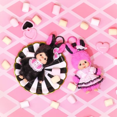 新！蒙奇奇粉黑蕾絲女僕系列7