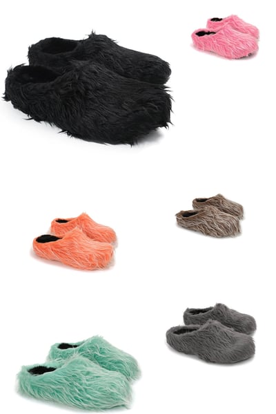 歐美訂製毛毛厚底鞋1