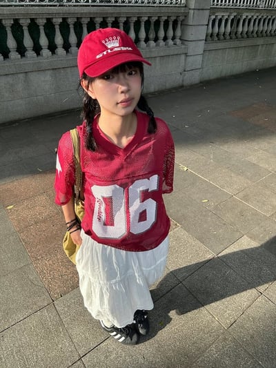 ♡韓國簍空字母球衣短袖♡6