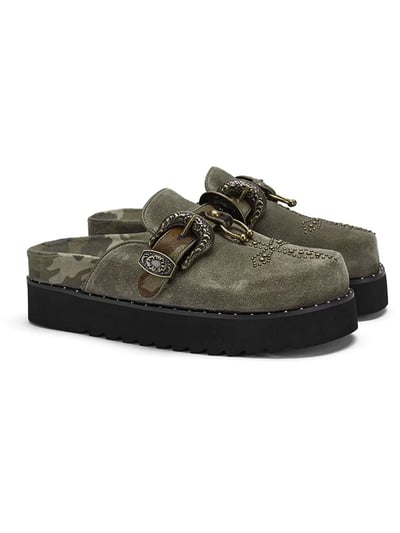 Arcadiagyal十字架牛皮博肯鞋2