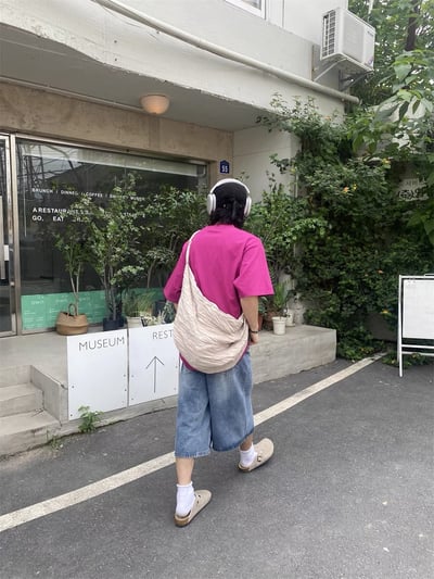 ♡韓國質感淺藍七分牛仔褲♡5