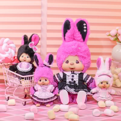 新！蒙奇奇粉黑蕾絲女僕系列6