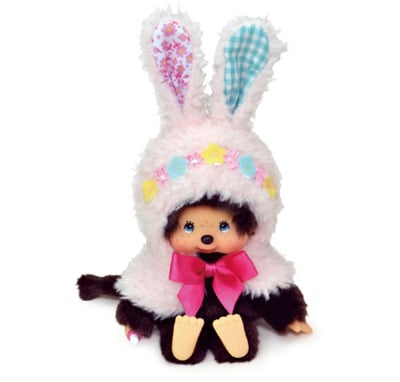 蒙奇奇系列/絕版田園花兔披肩娃1