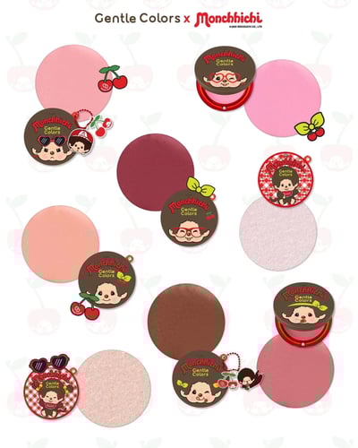 泰國限定！Gentle colors蒙奇奇彩妝3
