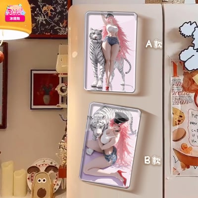 【週邊】阿喵畫社－毒藥 白虎雙聯 裝飾畫4