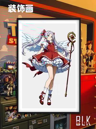 【週邊】巴洛克－葬送的芙莉蓮 魔法少女芙莉蓮 裝飾畫&冰箱貼1