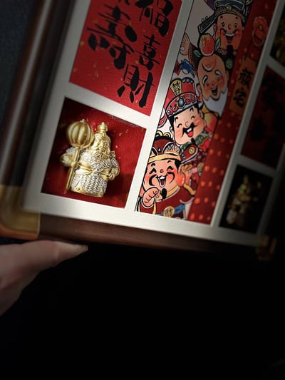 【週邊】千鳥社-福祿壽喜財新年禮物財神門神裝飾畫3