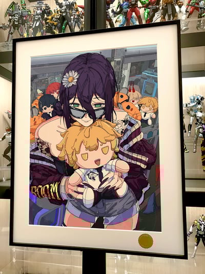 【週邊】星空工作室－鏈鋸人 娃娃機蕾塞 裝飾畫2