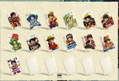 【海賊王】YZ工作室-扉頁造型系列 第十三彈 金腰帶 冠軍路飛4