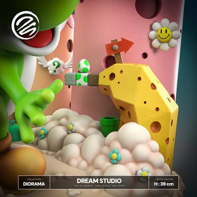 【電玩】Dream Studio-耀西島馬裡奧8