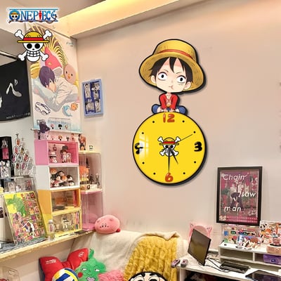 【週邊】阿喵畫社-海賊王Q版鐘錶3