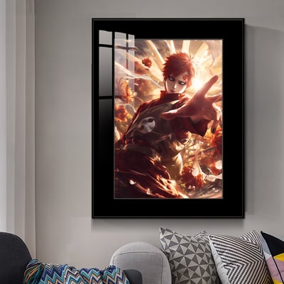 【週邊】橘子工作室－火影忍者 我愛羅 沙暴送葬 裝飾畫2