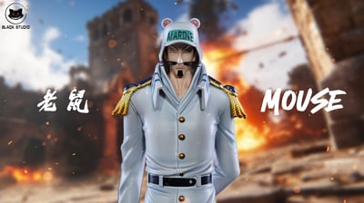 【海賊王】Black studio 小黑工作室-海賊王海軍系列補全共鳴 老鼠上校 布林布林準將3