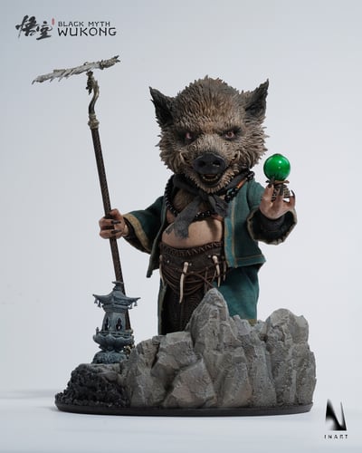 【正版授權】INART-黑神話：悟空 豬八戒 收藏級可動人偶9