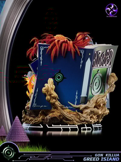 【全職獵人】Scorpion 赤蠍工作室－貪婪之島篇 小傑＆奇犽2