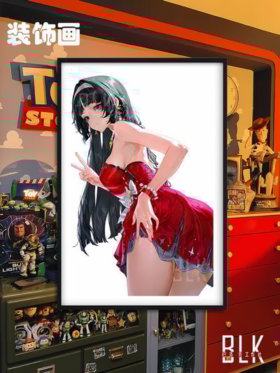 【週邊】巴洛克－ 絕區零 回眸耀嘉音 裝飾畫＆冰箱貼1