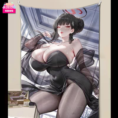 【週邊】阿喵畫社－蔚藍檔案 禮服 黑絲調月3