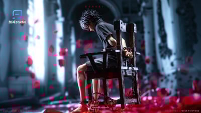 【東京喰種】加減 studio-椅子上的白髮少年 金木研4