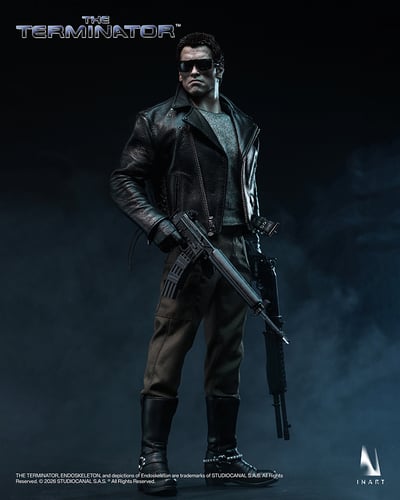 【正版授權】INART－終結者 T-800 收藏級可動人偶3
