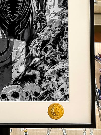 【週邊】星空工作室－烙印勇士 黑白風格斯 裝飾畫4