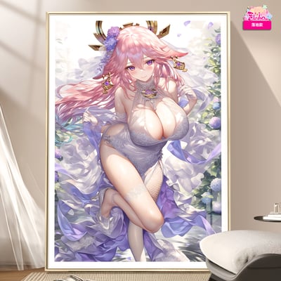 【週邊】阿喵畫社-花嫁 婚紗 八重神子3