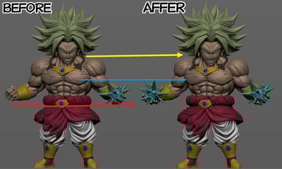 【七龍珠】TBS ToyBirds Studio－周年款 布羅利篇 超賽布羅利4