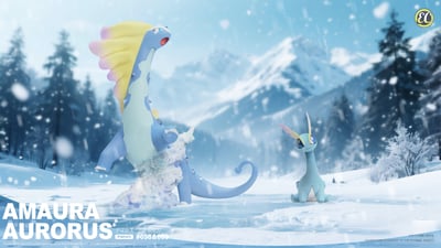 【寶可夢】EC-Studio寶可夢圖鑑 冰雪巨龍進化組1