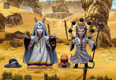 【火影忍者】DK模玩-火影忍者第四次忍者大戰 第一彈 六道仙人 大筒木羽衣3