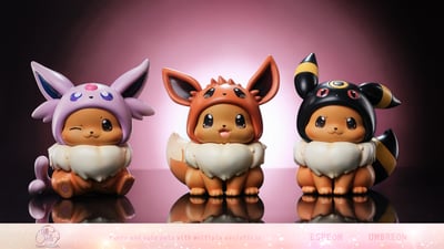 【寶可夢】咖馬Come On Studio-q版伊布變裝系列 02 變裝日月伊布7