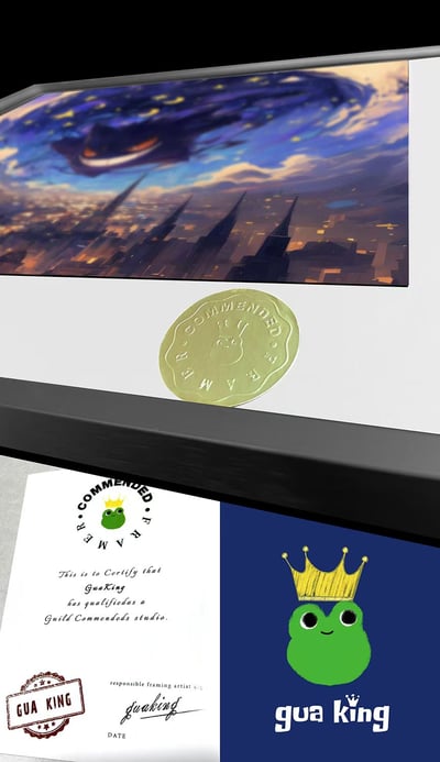 【週邊】皇呱工作室-星空耿鬼精靈寶可夢梵谷裝飾畫6