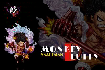 【海賊王】A+研究所－鬼島決戰 第二十七彈 蛇人魯夫1