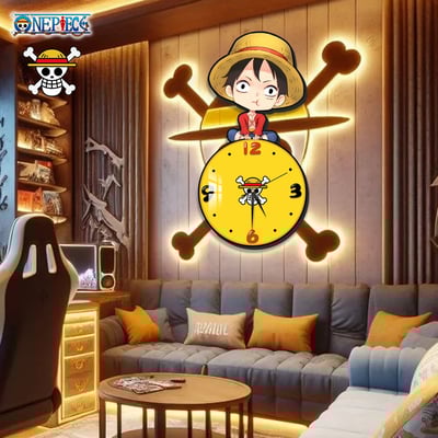 【週邊】阿喵畫社-海賊王Q版鐘錶2