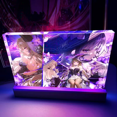 【週邊】阿喵畫社-破碎虛空 大黑塔發光透明卡磚2