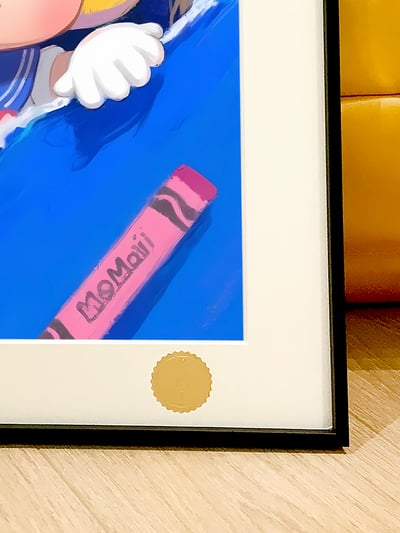 【週邊】星空工作室-塗鴉molly 泡泡瑪特茉莉潮流藝術版畫動畫二次元裝飾畫4