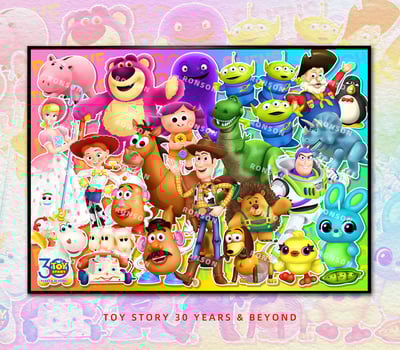 【週邊】神秘畫廊-RAINBOW 系列 o16 玩具總動員30週年1