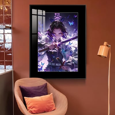 【週邊】橘子工作室－鬼滅之刃 持劍：蝴蝶忍 裝飾畫3