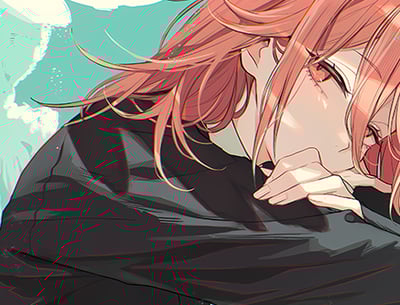 【週邊】巴洛克－鏈鋸人 天使 裝飾畫＆冰箱貼2