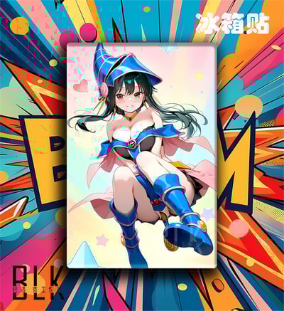 【週邊】巴洛克－間諜家家酒 黑魔導約兒 裝飾畫&冰箱貼5