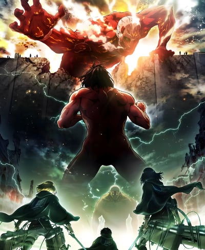 【週邊】H2工作室－進擊的巨人 三人組 裝飾畫3